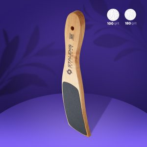 Wooden Pedicure Foot File Stalex Curvy ( Ράσπα Ποδιών ) 100/180 gritt